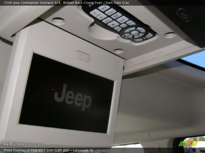Brilliant Black Crystal Pearl / Dark Slate Gray 2008 Jeep Commander Overland 4x4