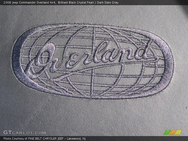 Brilliant Black Crystal Pearl / Dark Slate Gray 2008 Jeep Commander Overland 4x4