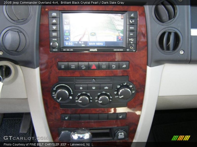 Brilliant Black Crystal Pearl / Dark Slate Gray 2008 Jeep Commander Overland 4x4