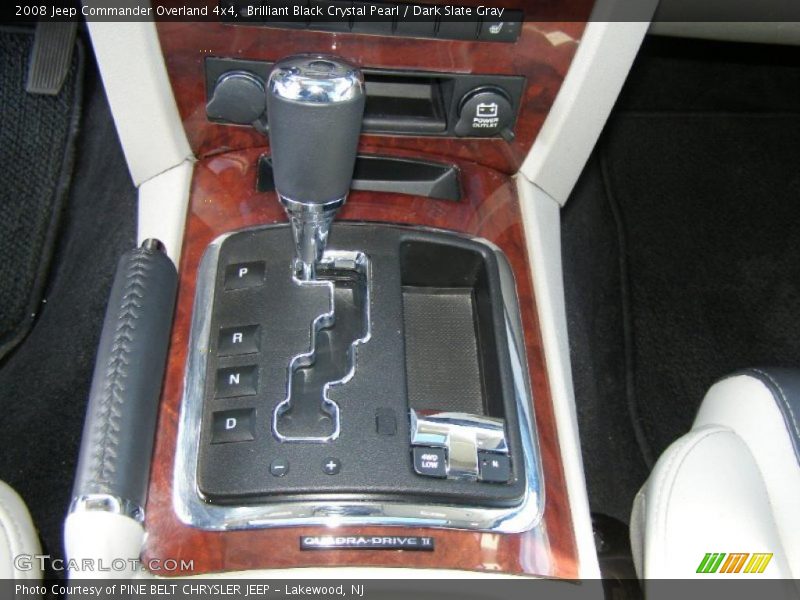 Brilliant Black Crystal Pearl / Dark Slate Gray 2008 Jeep Commander Overland 4x4