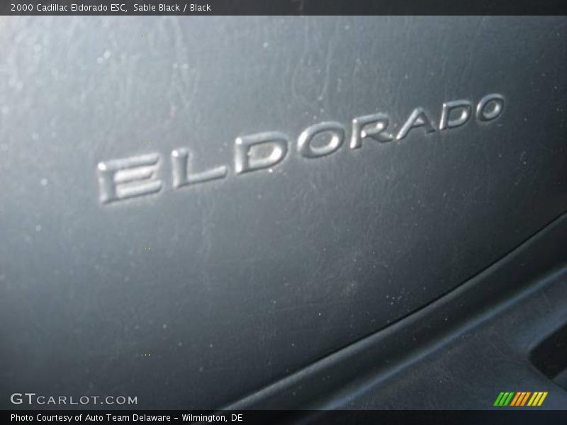 Sable Black / Black 2000 Cadillac Eldorado ESC