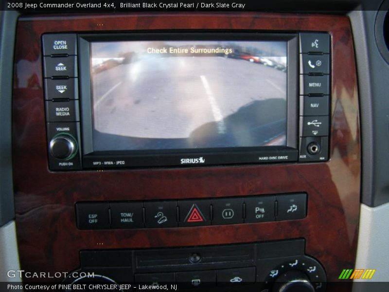 Brilliant Black Crystal Pearl / Dark Slate Gray 2008 Jeep Commander Overland 4x4