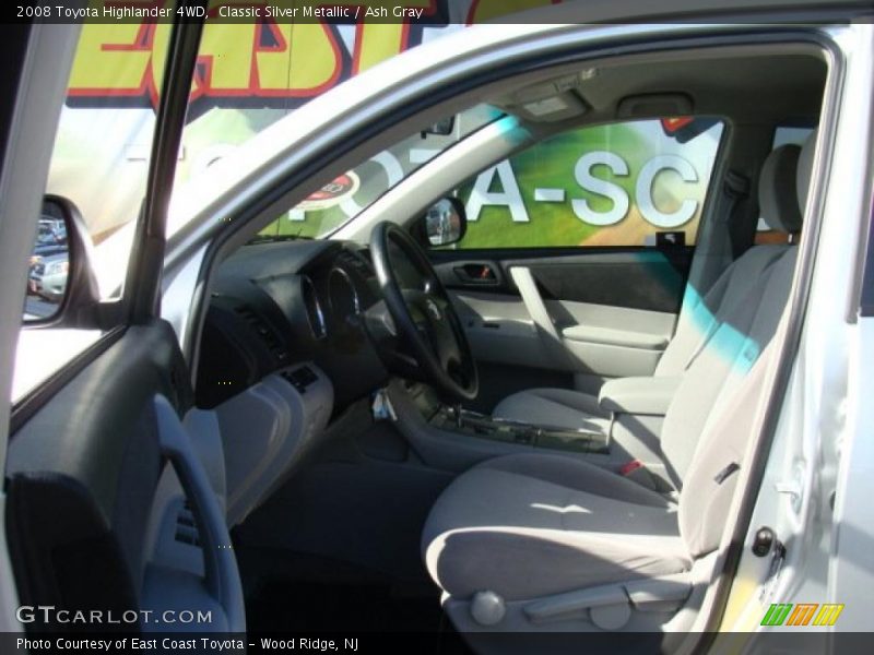 Classic Silver Metallic / Ash Gray 2008 Toyota Highlander 4WD