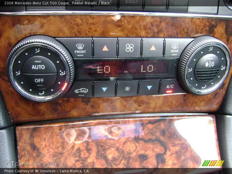 Pewter Metallic / Black 2006 Mercedes-Benz CLK 500 Coupe