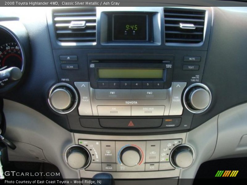 Classic Silver Metallic / Ash Gray 2008 Toyota Highlander 4WD