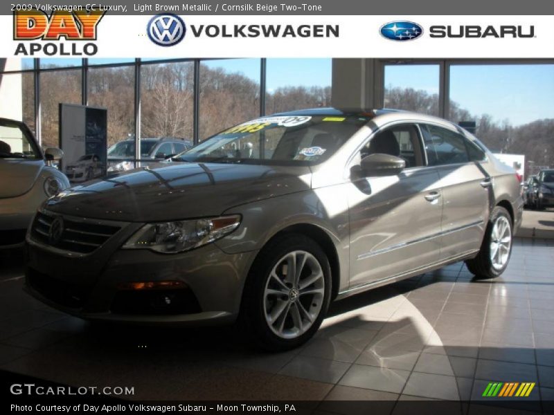 Light Brown Metallic / Cornsilk Beige Two-Tone 2009 Volkswagen CC Luxury
