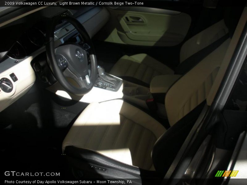 Light Brown Metallic / Cornsilk Beige Two-Tone 2009 Volkswagen CC Luxury