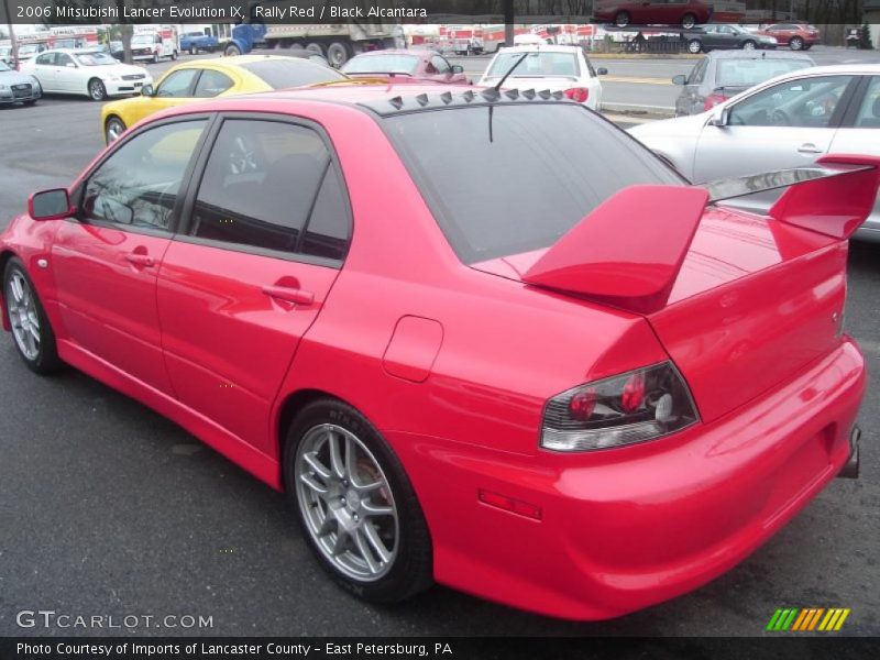 Rally Red / Black Alcantara 2006 Mitsubishi Lancer Evolution IX