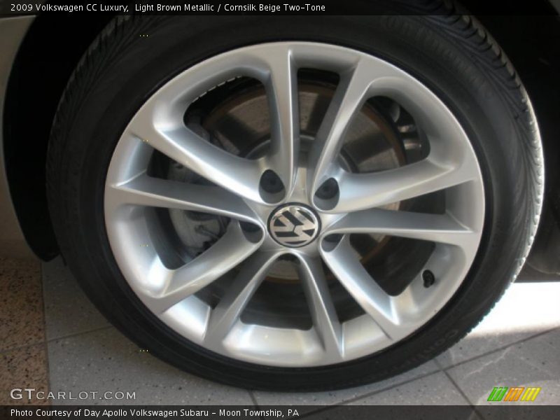 Light Brown Metallic / Cornsilk Beige Two-Tone 2009 Volkswagen CC Luxury