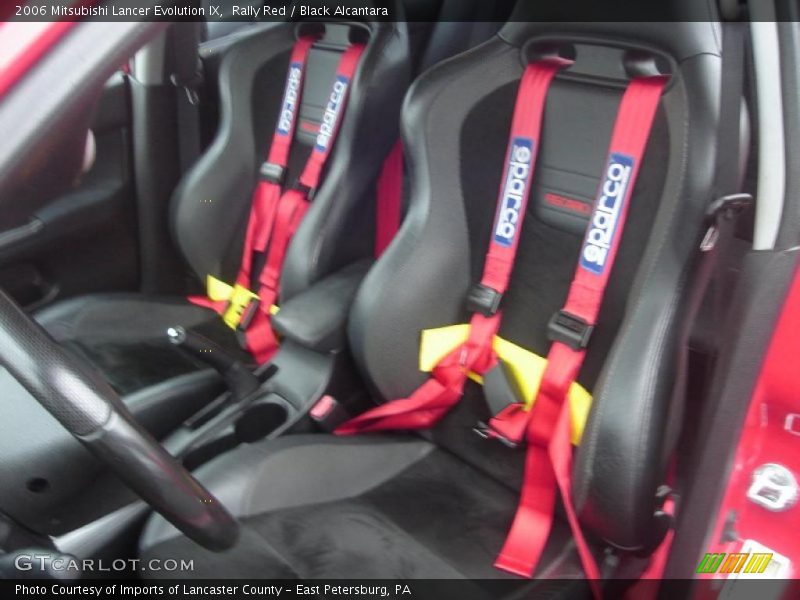 Rally Red / Black Alcantara 2006 Mitsubishi Lancer Evolution IX