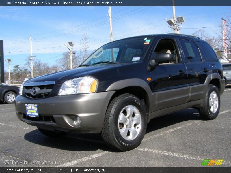 Mystic Black / Medium Pebble Beige 2004 Mazda Tribute ES V6 4WD