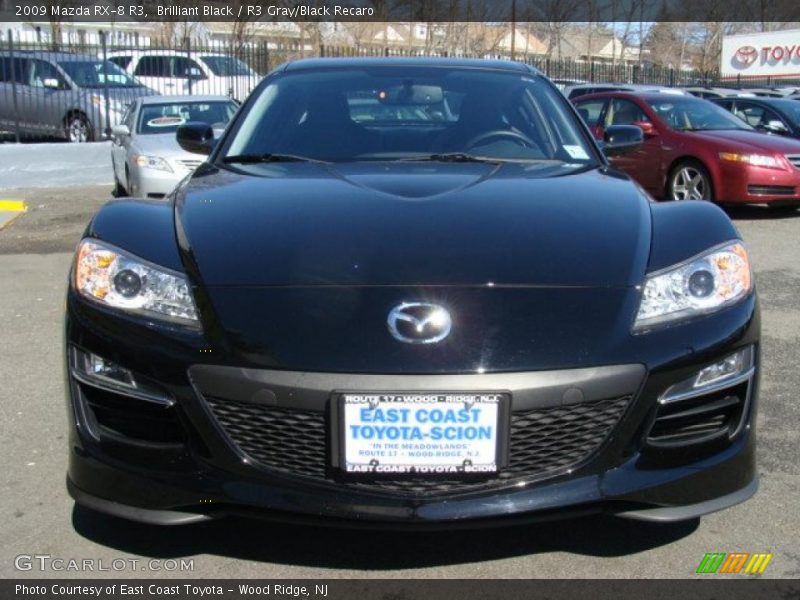 Brilliant Black / R3 Gray/Black Recaro 2009 Mazda RX-8 R3