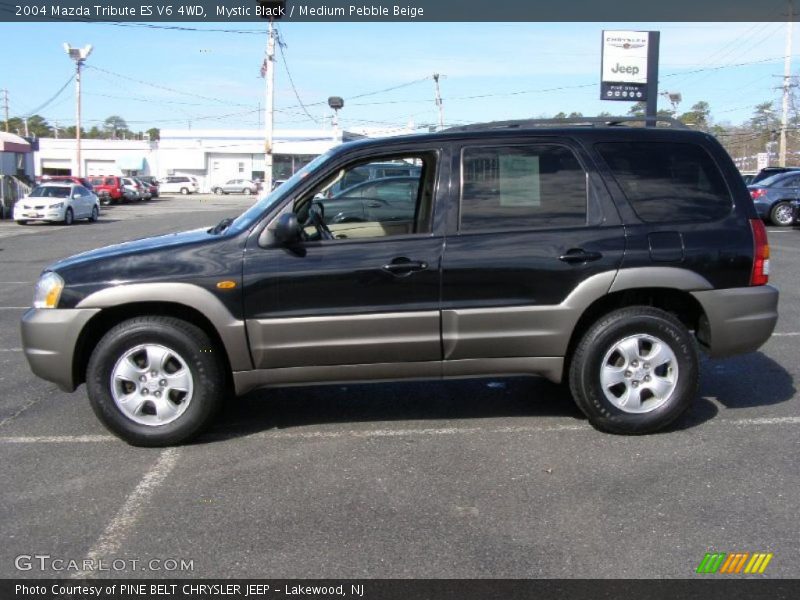 Mystic Black / Medium Pebble Beige 2004 Mazda Tribute ES V6 4WD