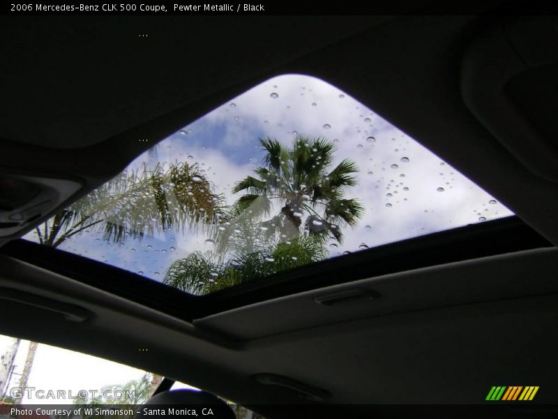 Pewter Metallic / Black 2006 Mercedes-Benz CLK 500 Coupe