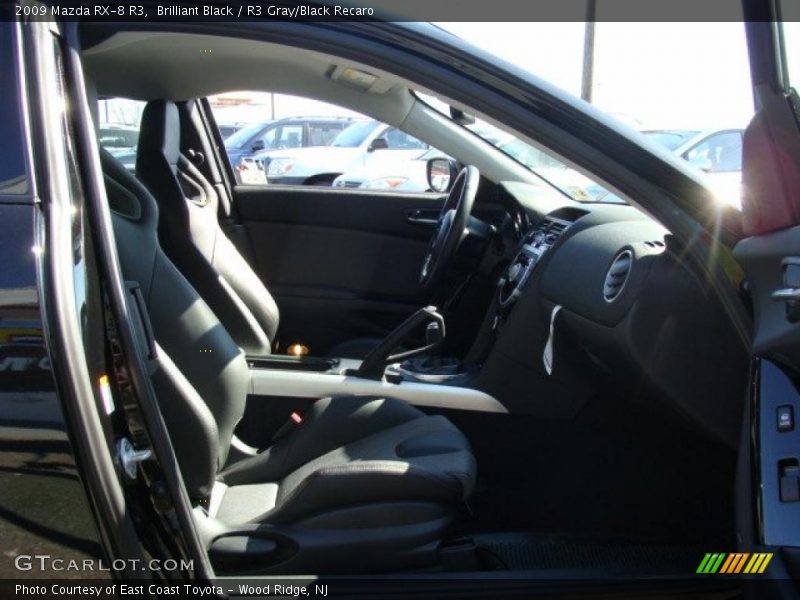 Brilliant Black / R3 Gray/Black Recaro 2009 Mazda RX-8 R3