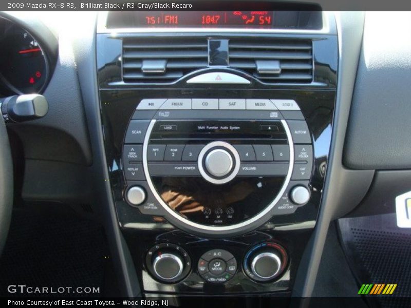 Brilliant Black / R3 Gray/Black Recaro 2009 Mazda RX-8 R3