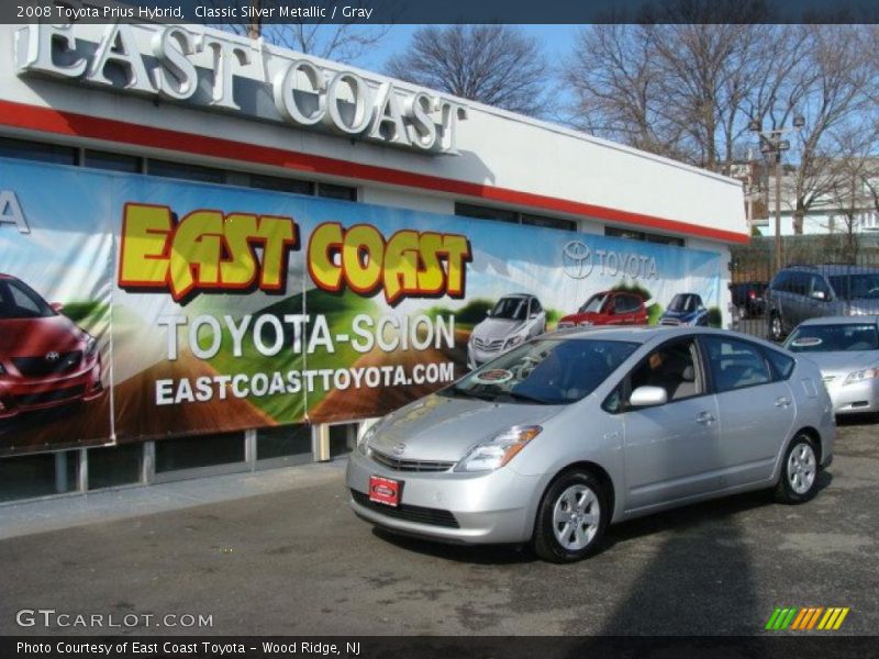 Classic Silver Metallic / Gray 2008 Toyota Prius Hybrid