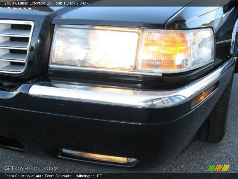 Sable Black / Black 2000 Cadillac Eldorado ESC