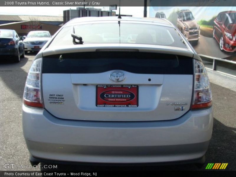 Classic Silver Metallic / Gray 2008 Toyota Prius Hybrid
