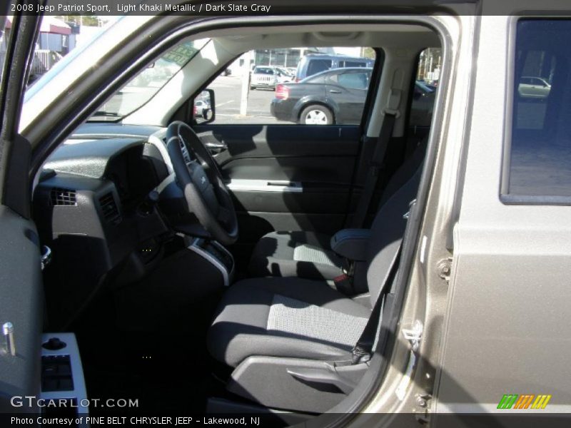 Light Khaki Metallic / Dark Slate Gray 2008 Jeep Patriot Sport