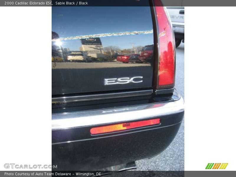 Sable Black / Black 2000 Cadillac Eldorado ESC