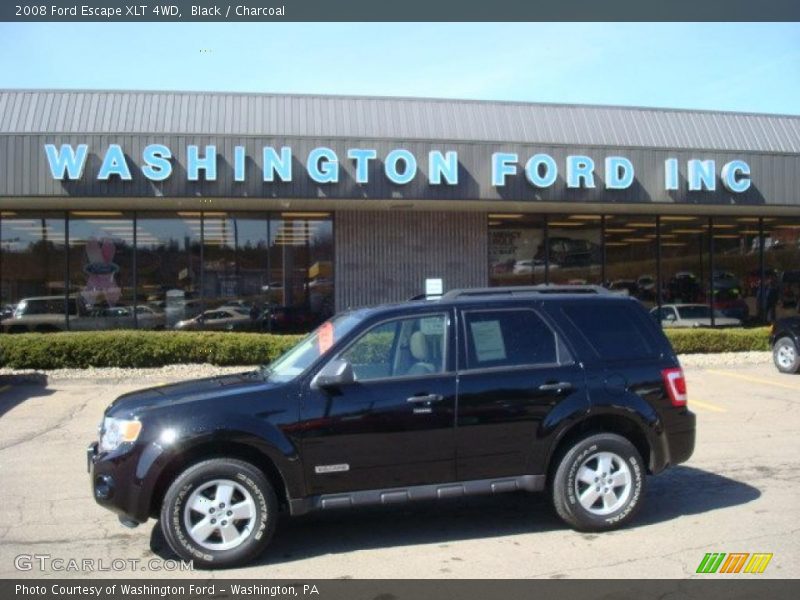 Black / Charcoal 2008 Ford Escape XLT 4WD