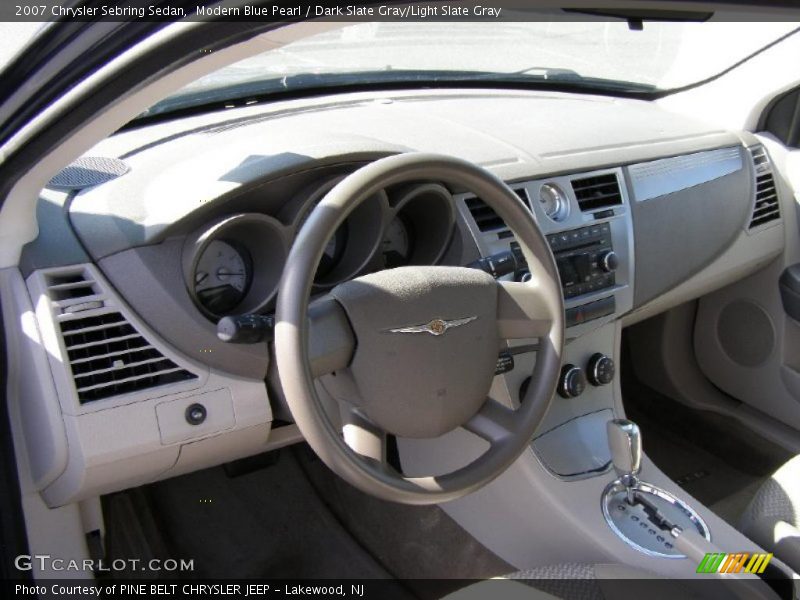 Modern Blue Pearl / Dark Slate Gray/Light Slate Gray 2007 Chrysler Sebring Sedan
