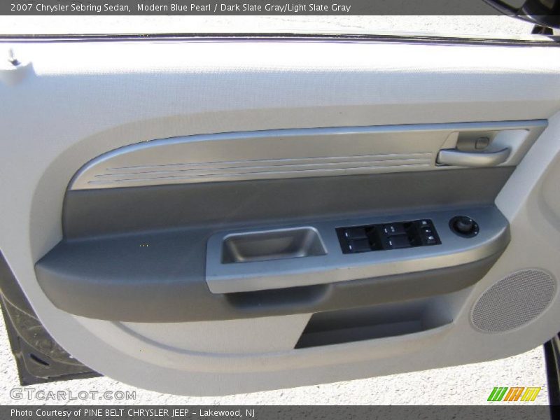 Modern Blue Pearl / Dark Slate Gray/Light Slate Gray 2007 Chrysler Sebring Sedan