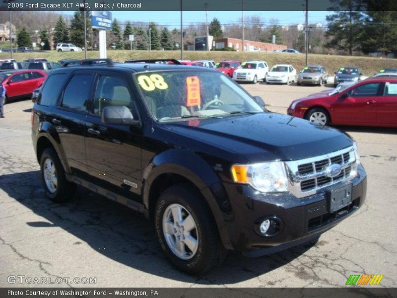 Black / Charcoal 2008 Ford Escape XLT 4WD