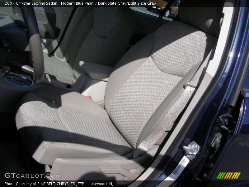 Modern Blue Pearl / Dark Slate Gray/Light Slate Gray 2007 Chrysler Sebring Sedan