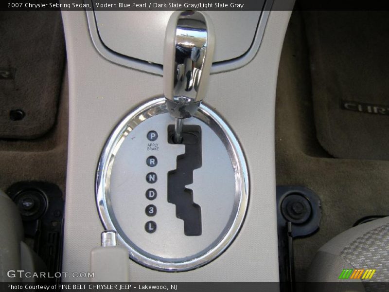 Modern Blue Pearl / Dark Slate Gray/Light Slate Gray 2007 Chrysler Sebring Sedan