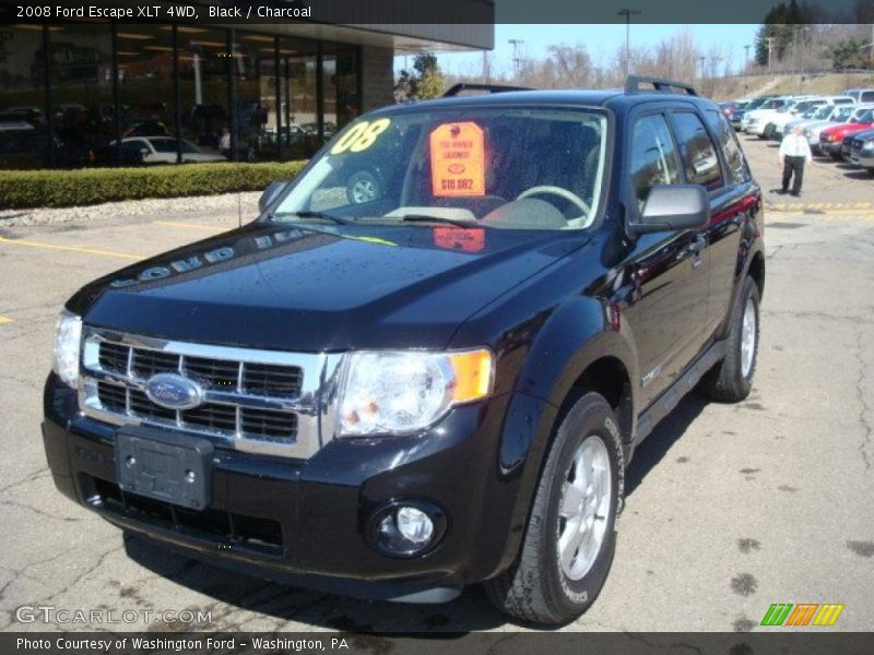 Black / Charcoal 2008 Ford Escape XLT 4WD
