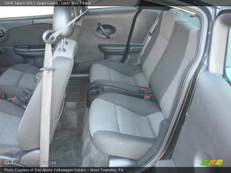 Laser Blue / Black 2006 Saturn ION 2 Quad Coupe