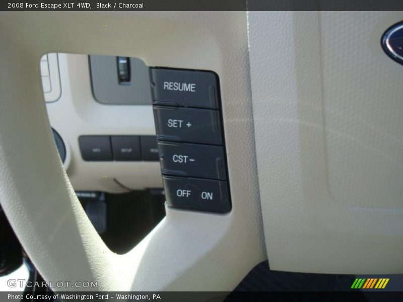 Black / Charcoal 2008 Ford Escape XLT 4WD