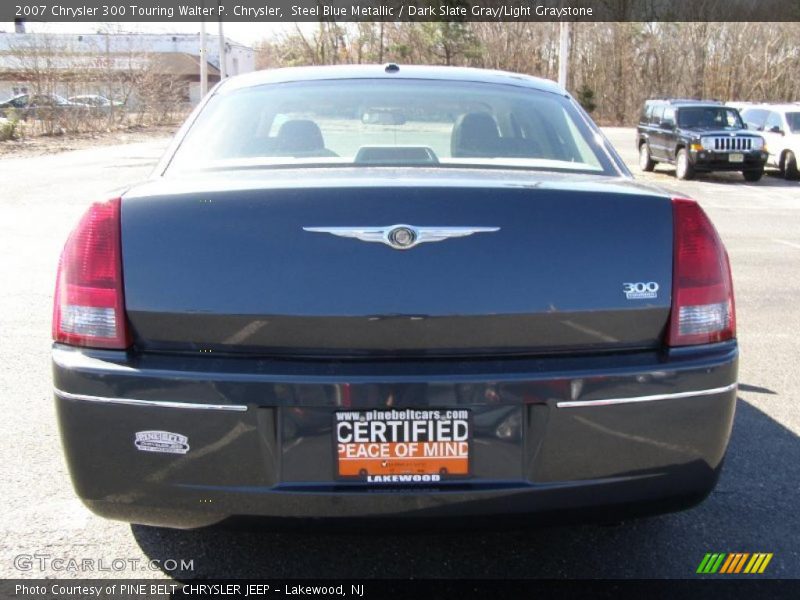 Steel Blue Metallic / Dark Slate Gray/Light Graystone 2007 Chrysler 300 Touring Walter P. Chrysler