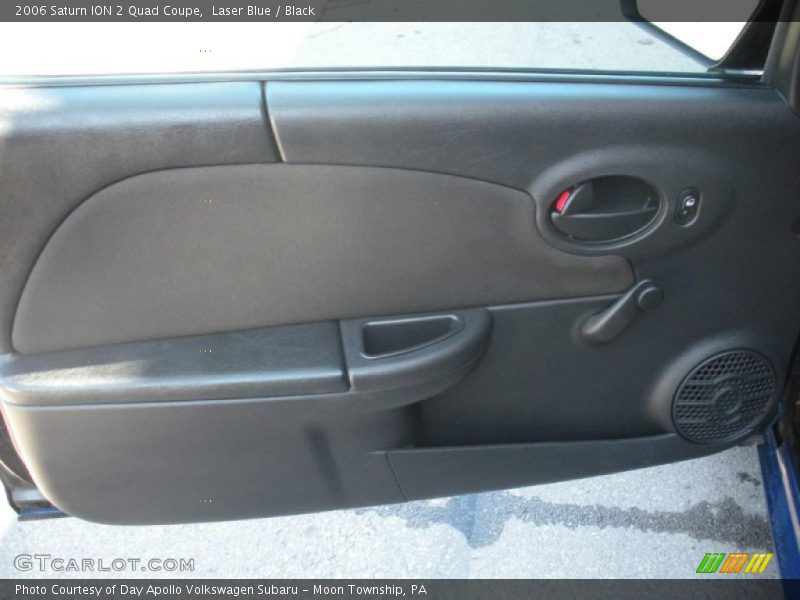 Laser Blue / Black 2006 Saturn ION 2 Quad Coupe