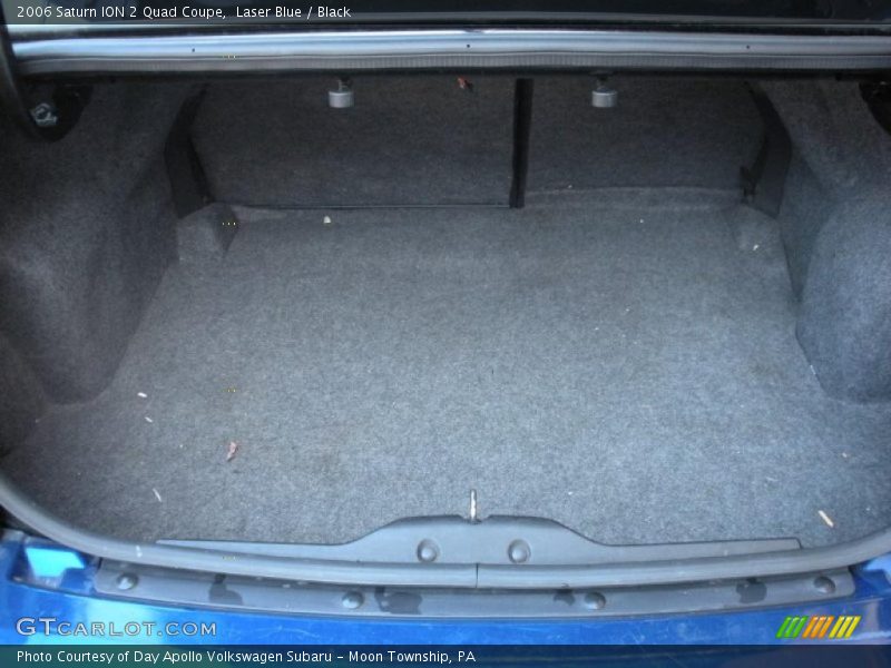 Laser Blue / Black 2006 Saturn ION 2 Quad Coupe