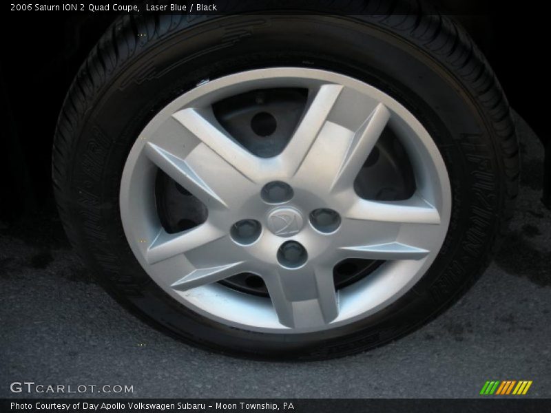 Laser Blue / Black 2006 Saturn ION 2 Quad Coupe