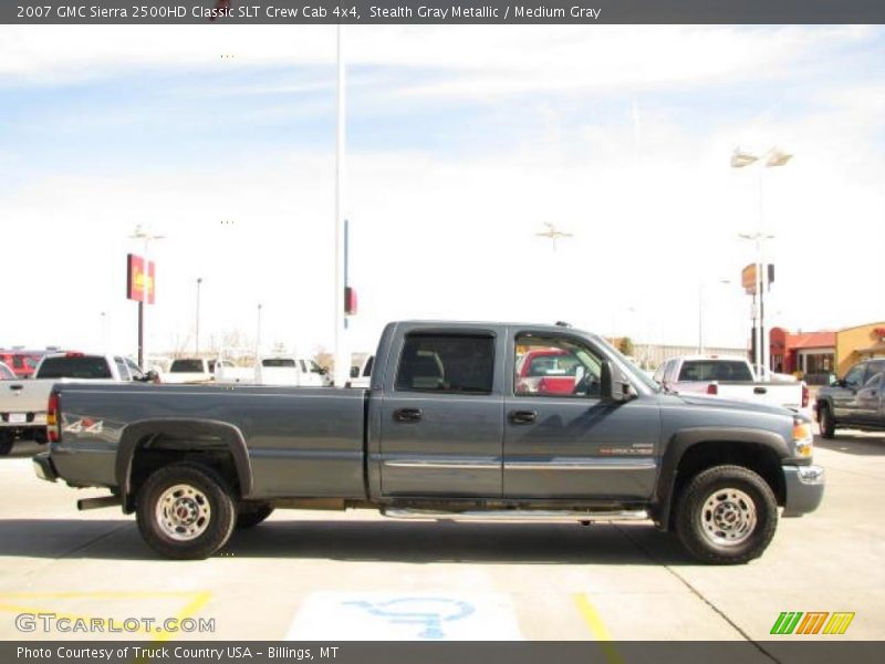 Stealth Gray Metallic / Medium Gray 2007 GMC Sierra 2500HD Classic SLT Crew Cab 4x4