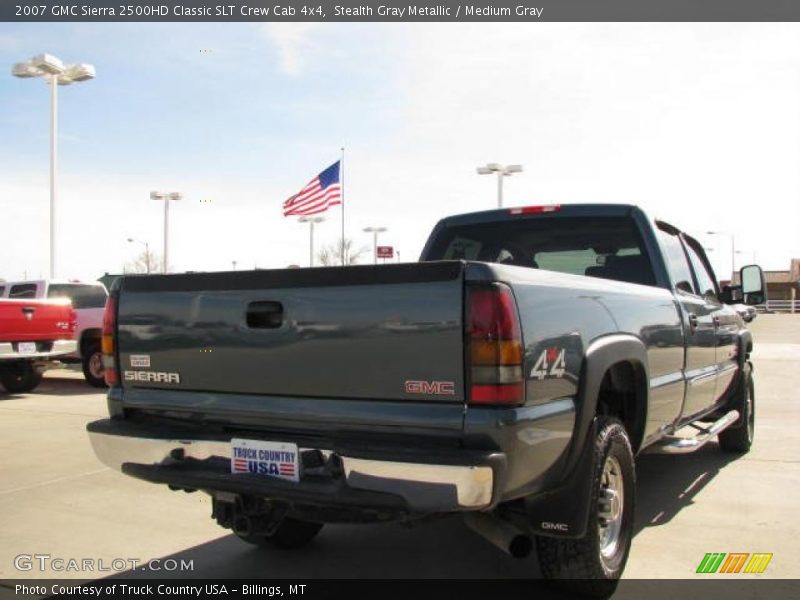 Stealth Gray Metallic / Medium Gray 2007 GMC Sierra 2500HD Classic SLT Crew Cab 4x4