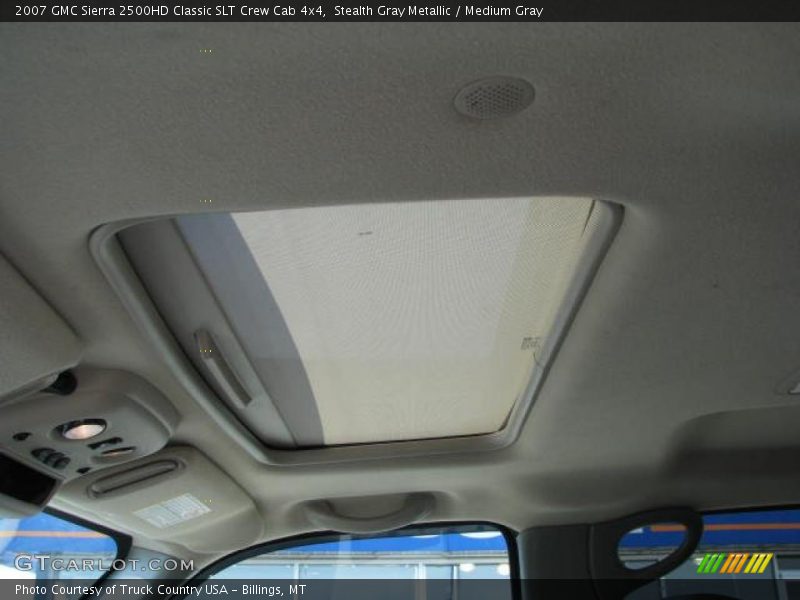 Stealth Gray Metallic / Medium Gray 2007 GMC Sierra 2500HD Classic SLT Crew Cab 4x4