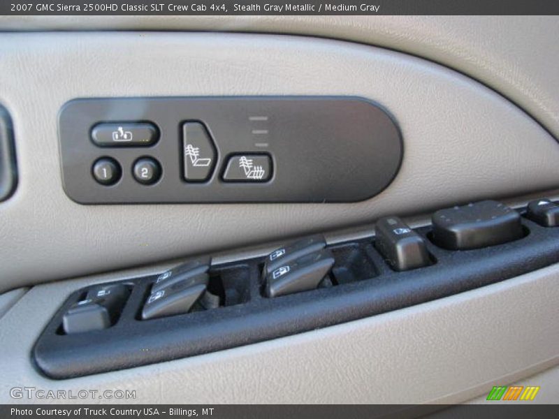 Stealth Gray Metallic / Medium Gray 2007 GMC Sierra 2500HD Classic SLT Crew Cab 4x4