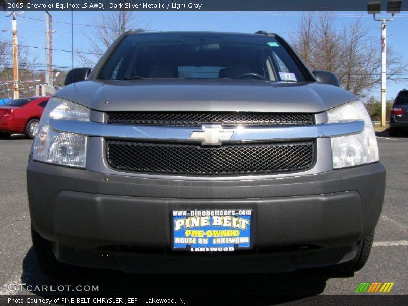 Dark Silver Metallic / Light Gray 2005 Chevrolet Equinox LS AWD