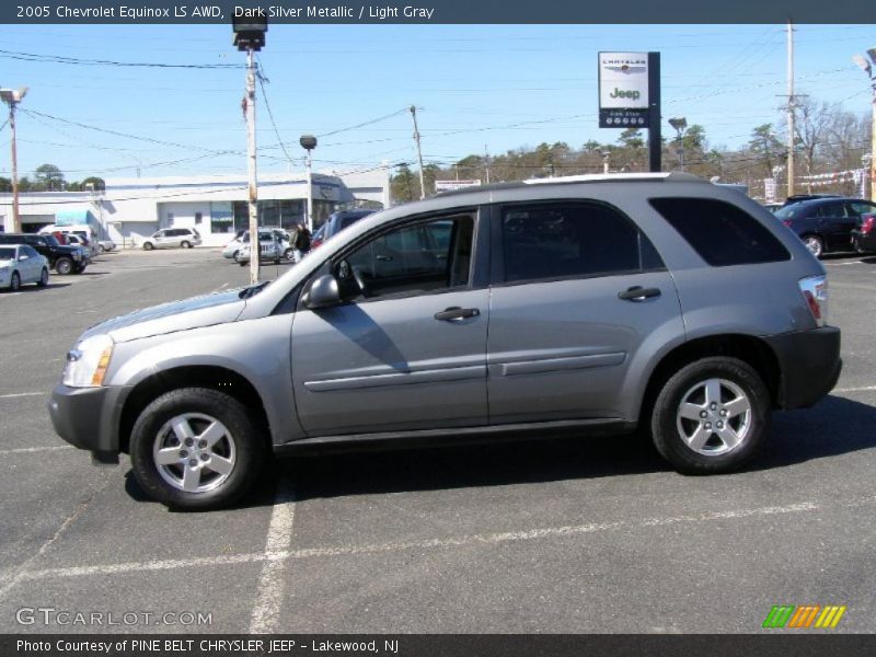Dark Silver Metallic / Light Gray 2005 Chevrolet Equinox LS AWD