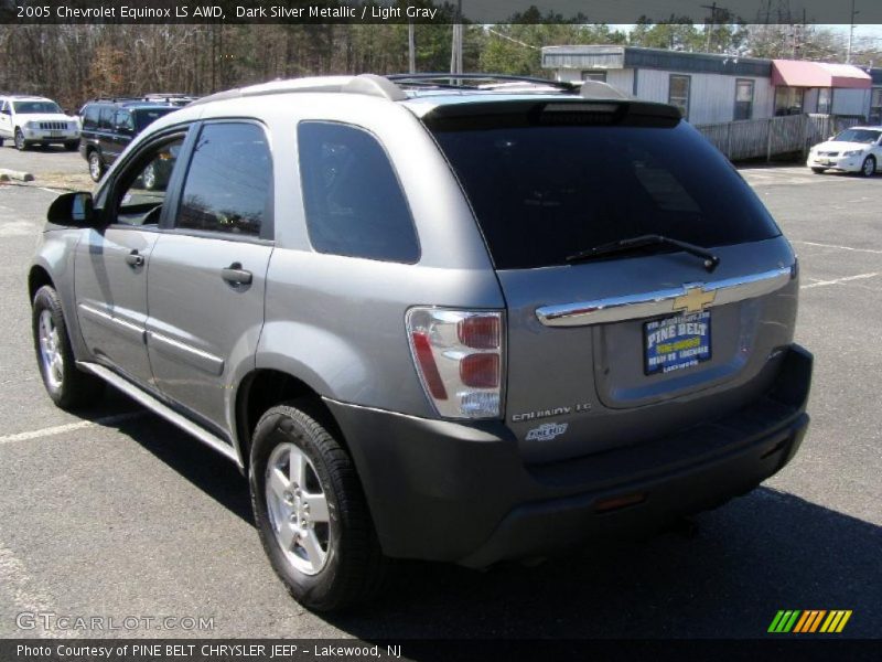 Dark Silver Metallic / Light Gray 2005 Chevrolet Equinox LS AWD