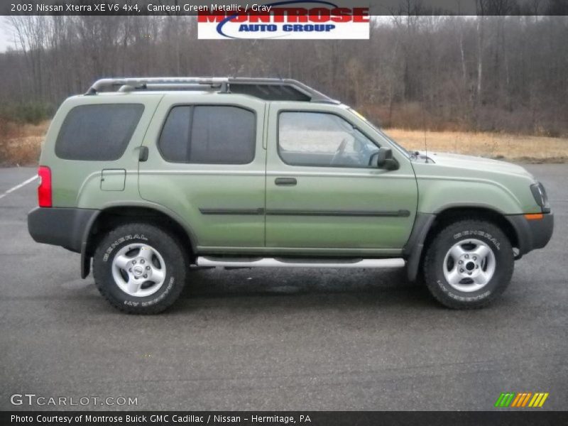 Canteen Green Metallic / Gray 2003 Nissan Xterra XE V6 4x4