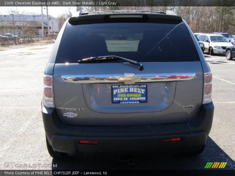 Dark Silver Metallic / Light Gray 2005 Chevrolet Equinox LS AWD