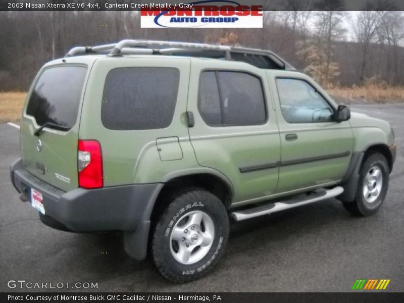 Canteen Green Metallic / Gray 2003 Nissan Xterra XE V6 4x4