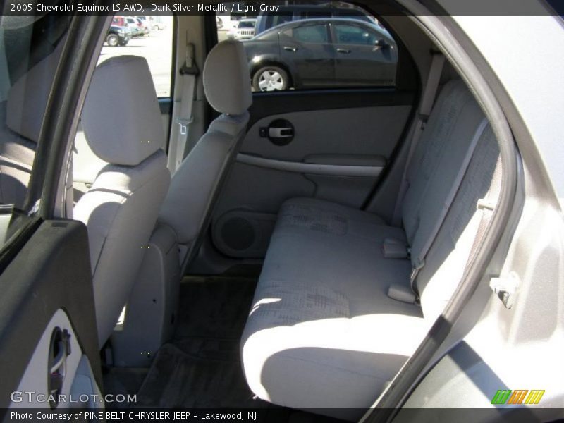 Dark Silver Metallic / Light Gray 2005 Chevrolet Equinox LS AWD