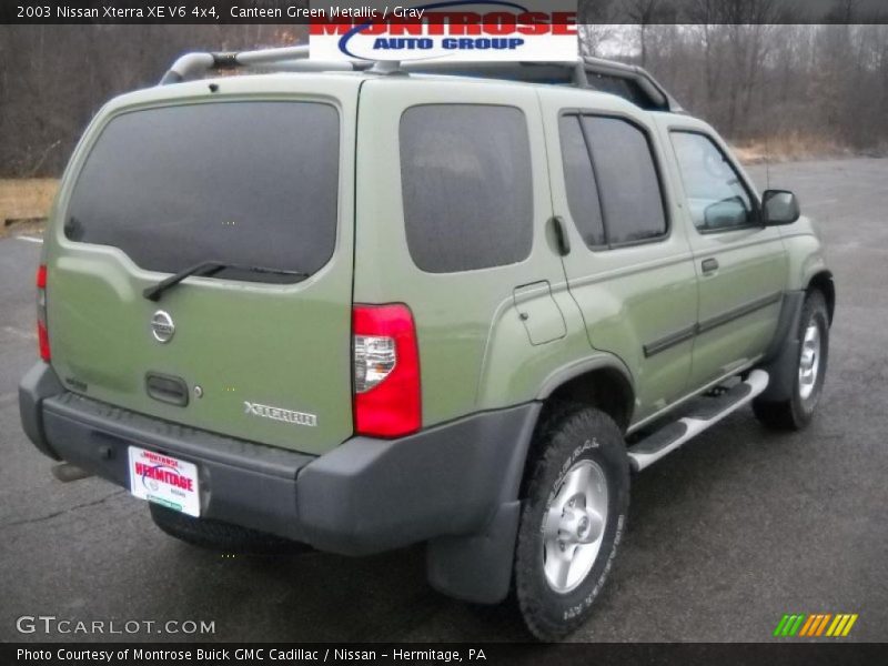 Canteen Green Metallic / Gray 2003 Nissan Xterra XE V6 4x4